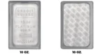 10 oz Credit Suisse Platinum Bar