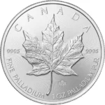 1 oz Canadian Palladium Maple Leaf Coin