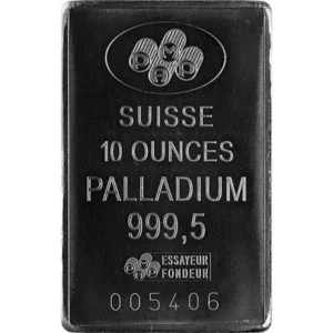10 oz PAMP Suisse Palladium Bar