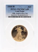 1995 1/2 oz Proof Gold American Eagle PF70