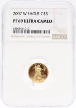 2007 1 oz Proof Gold American Eagle PF69