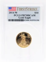 2014 1/4 oz Proof Gold American Eagle PF70