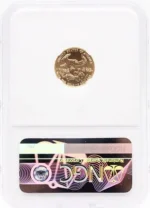 1991 $5 Gold American Eagle NGC MS70