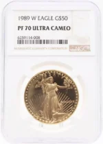 1989 $50 Gold American Eagle Proof NGC PF70