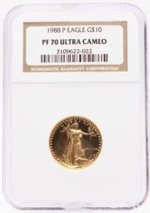 1988 $10 Gold American Eagle Proof NGC PF70