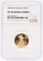 2009 1/10 oz Gold American Eagle MS70