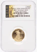 2011 1/4 oz Proof Gold American Eagle PF70