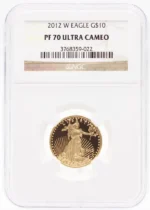 2012 1/4 oz Proof Gold American Eagle PF70
