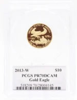 2013 1/4 oz Proof Gold American Eagle PF70