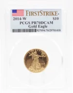 2014 1/4 oz Proof Gold American Eagle PF70 First Strike