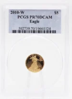2010 1/10 oz Proof Gold American Eagle PF70