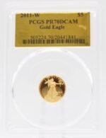 2011 1/10 oz Proof Gold American Eagle PF70