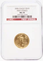 2006 1/4 oz Gold American Eagle MS70