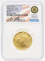 2016 Walking Liberty Half Dollar Centennial Gold Coin